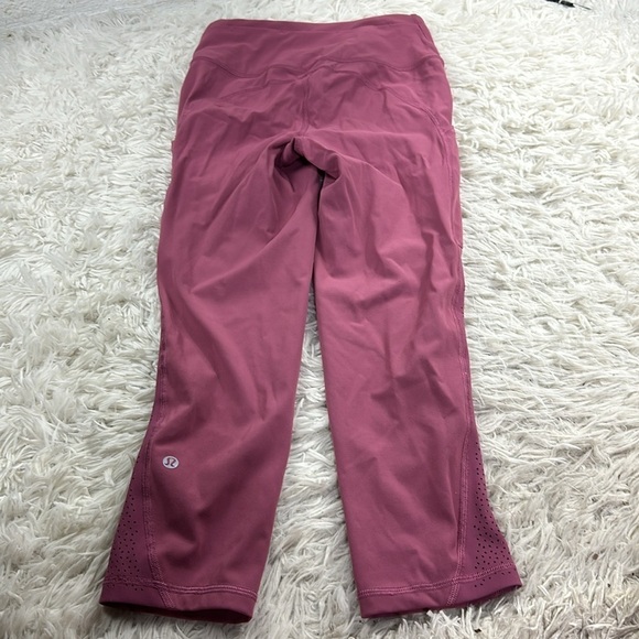 Lululemon Ready To Race Crop *21" Moss Rose - Picture 4 of 6